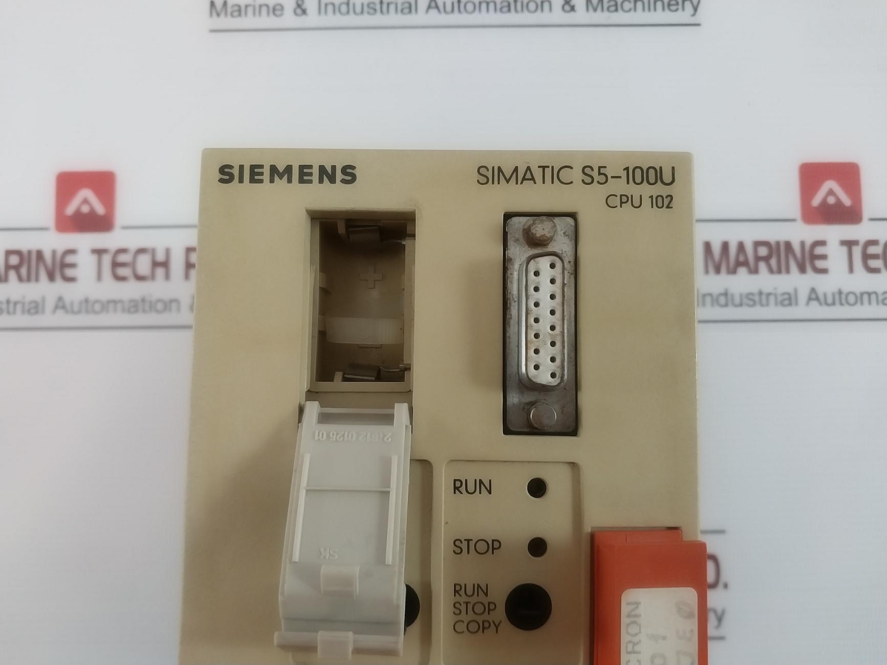 Siemens 6Es5 102-8Ma02 Central Processing Unit Cpu 102 24Vdc 1A C/9104357
