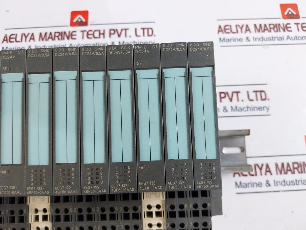 Siemens 6Es7 151-1Aa05-0Ab0,138-4Ca01-0Aa0,131-4Bf50-0Aa0,132-4Bf50-0Aa0 Rack