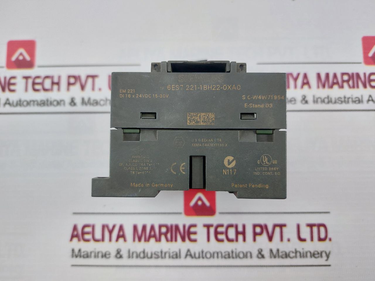 Siemens 6Es7 221-1Bh22-0Xa0 Digital Input Output Module 300V 10A 40˚C