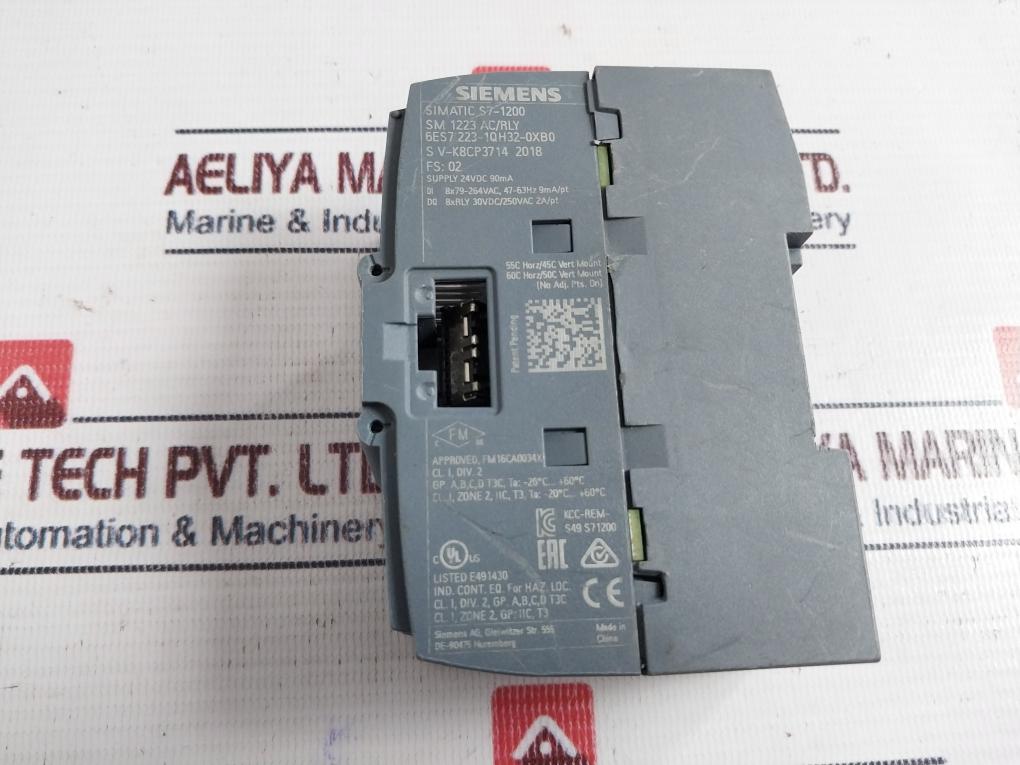 Siemens 6Es7 223-1Qh32-0Xb0 Simatic Digital I/O Module S7-1200