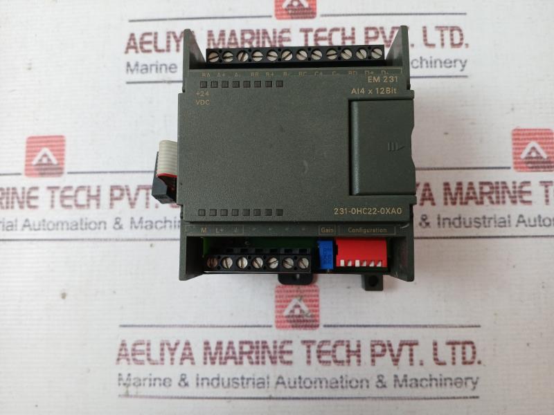 Siemens 6Es7 231-0Hc22-0Xa0 Analog Input Module Em 231 40°C