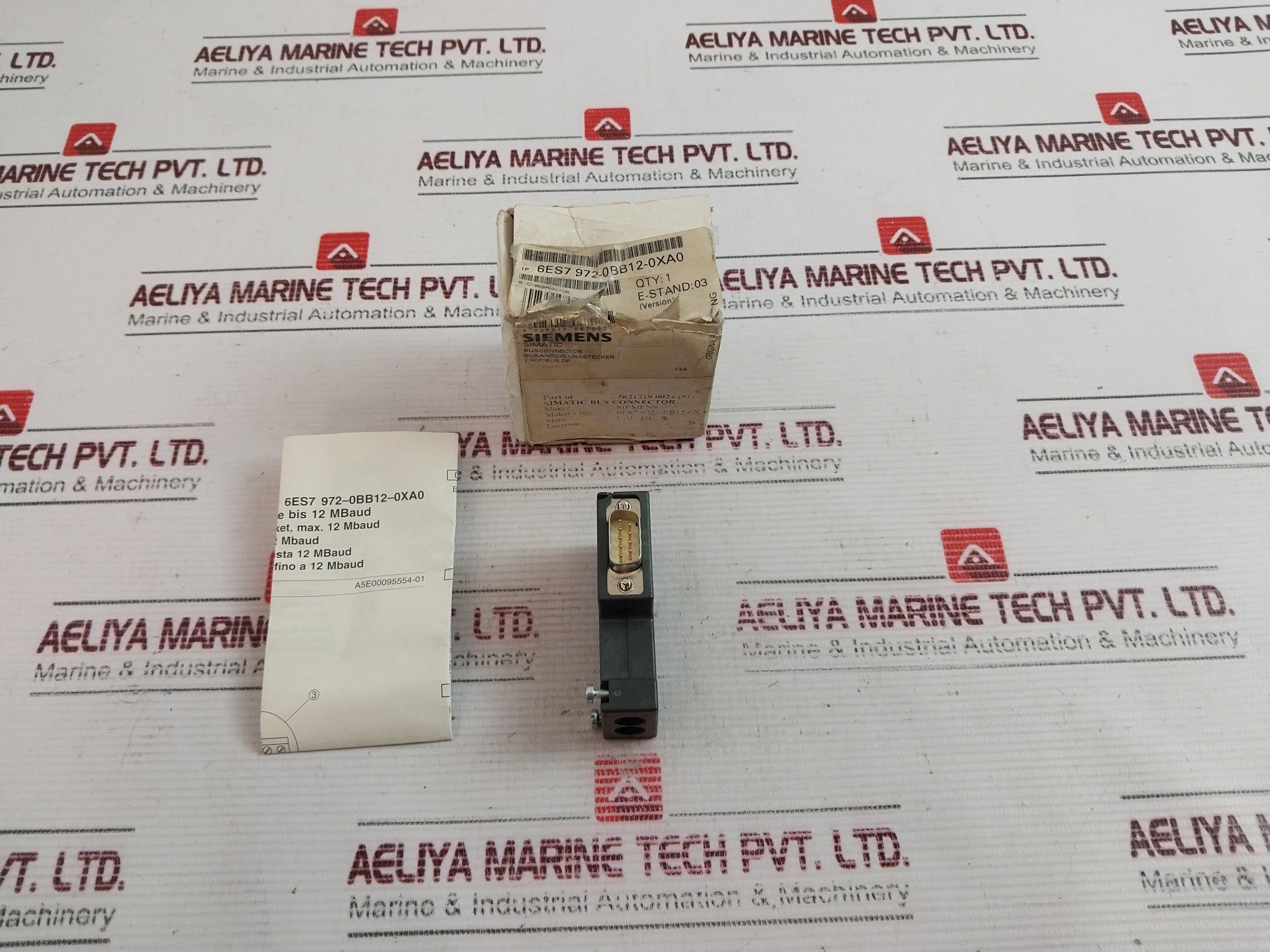 Siemens 6Es7972-0Bb12-0Xa0 Profibus Dp Bus Connector