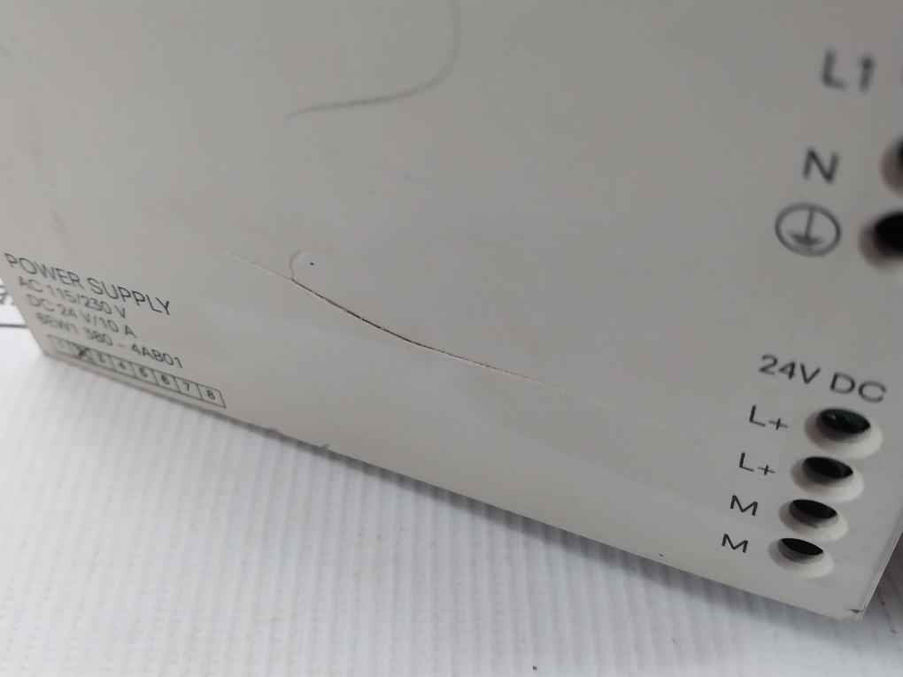 Siemens 6Ew1 380-4Ab01 Power Supply 1P 6Ew1380-4Ab01 Ac115/230V 50/60Hz