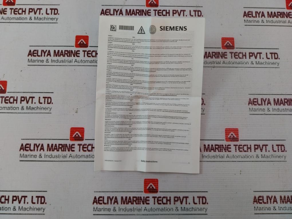 Siemens 6Fc5248-0Af20-2Aa0 Mounting Bracket Set A5E00137048