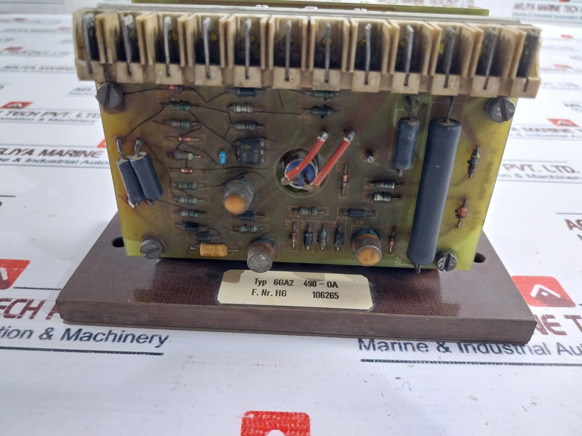 Siemens 6Ga2 490-0A Automatic Voltage Regulator Hg 106265