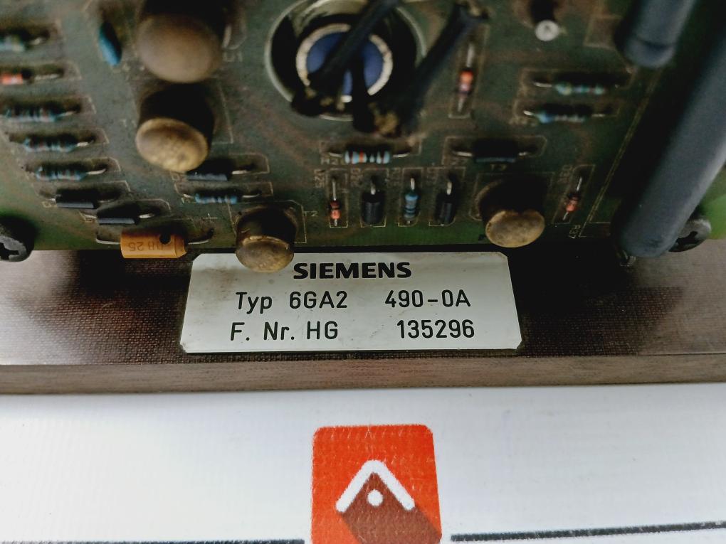Siemens 6Ga2 490-0A Automatic Voltage Regulator Hg 135296