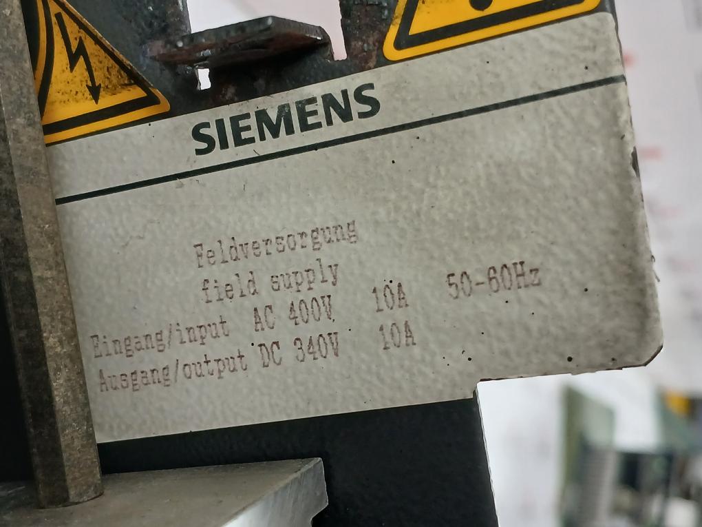Siemens 6Ra 2325-6Dv61-0 Compact Converter 3Ac 400V 49A 50-60Hz