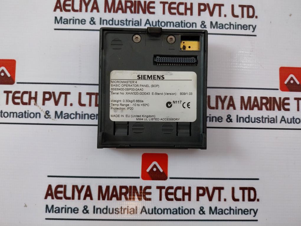 Siemens 6Se6440-2Ud25-5Ca1 Micromaster 440 Inverter Ip20