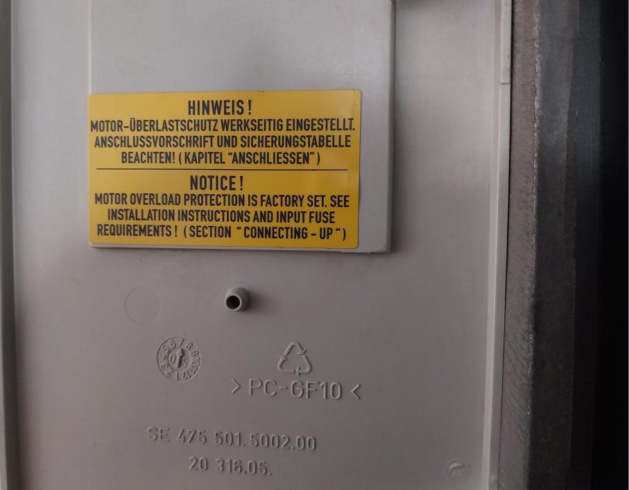 Siemens 6SE7021-3EB61 AC Drive Simovert Vector Control Converter 3AC 380-480V