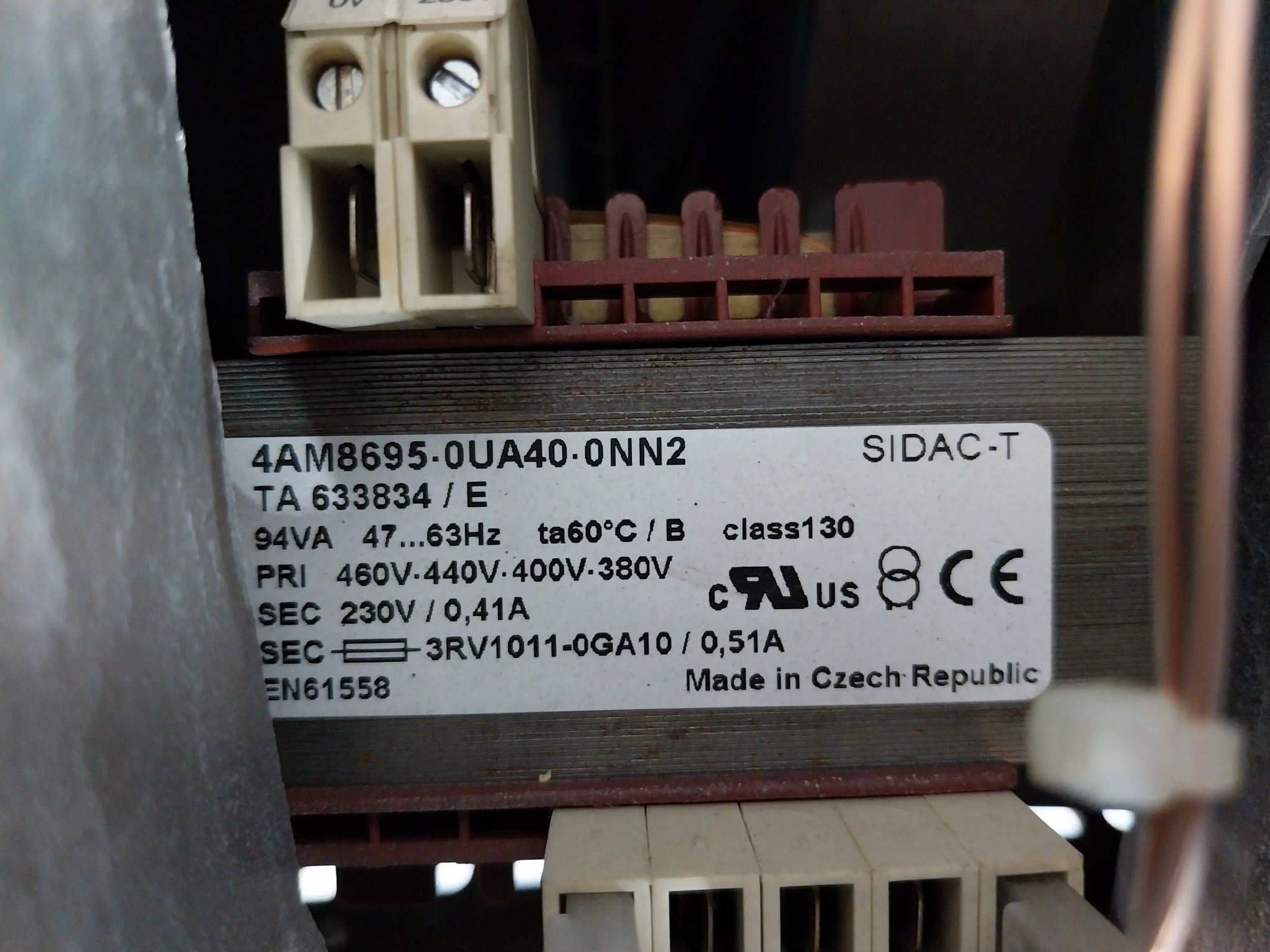 Siemens 6se7024-7ed61-z G93+c11 Simovert Masterdrives Vc Converter Compact Unit