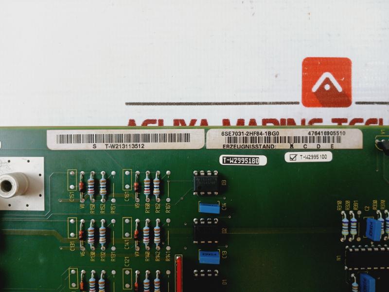 Siemens 6Se7031-5Ef84-1Bh0 Inverter Interface Board 6Se7031-2Hf84-1Bg0