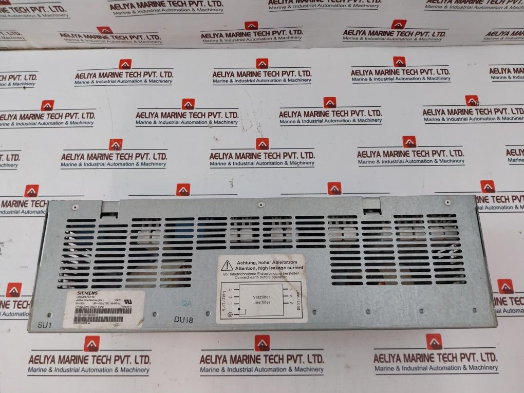 Siemens 6Sl3000-0Be21-6Aa0 Line Filter For Active Line Module 30A 480/275V