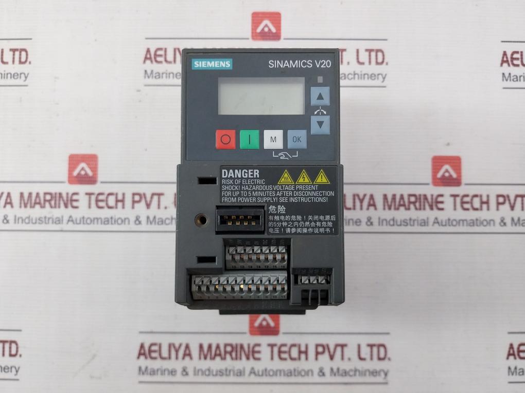 Siemens 6Sl3210-5Bb15-5Uv1 Uss/Modbus Rtu W/ Built-in Bop Protection