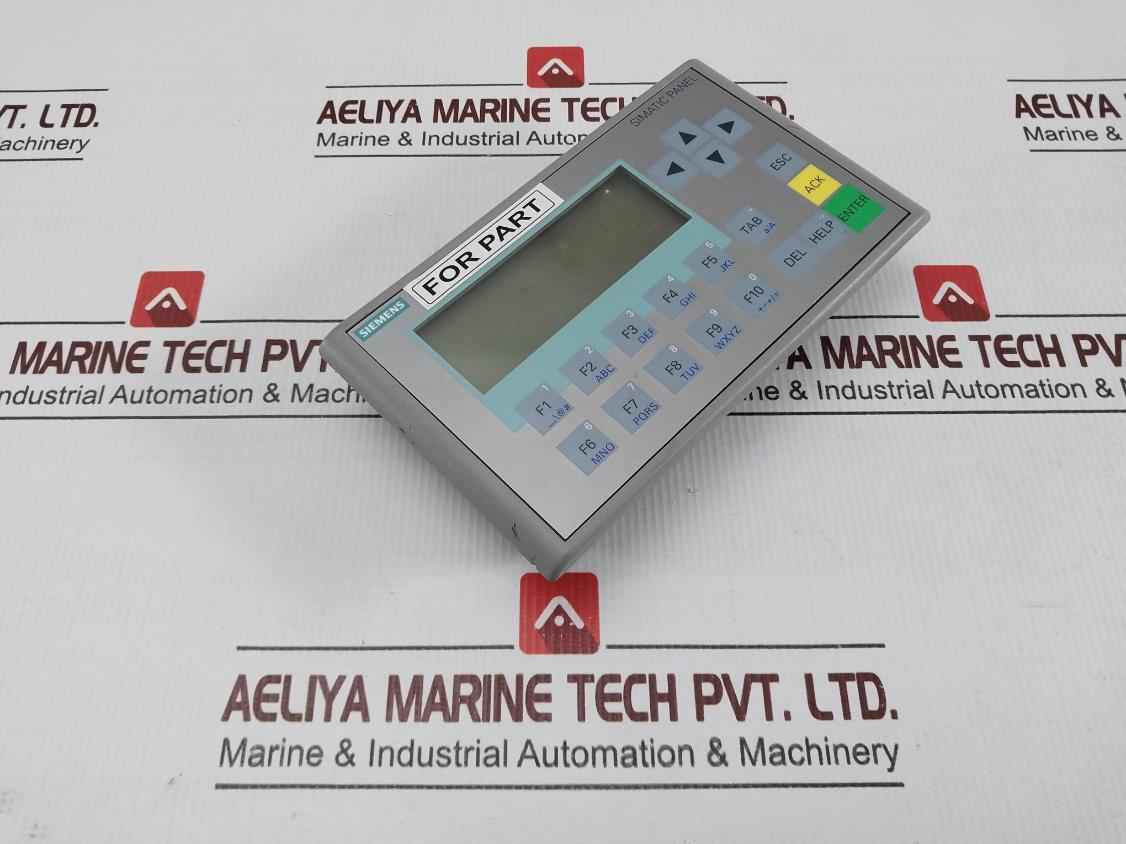 Siemens 6av6 647-0ah11-3ax0 Kp300 Simatic Hmi Basic Panel 24v Dc (not Working)