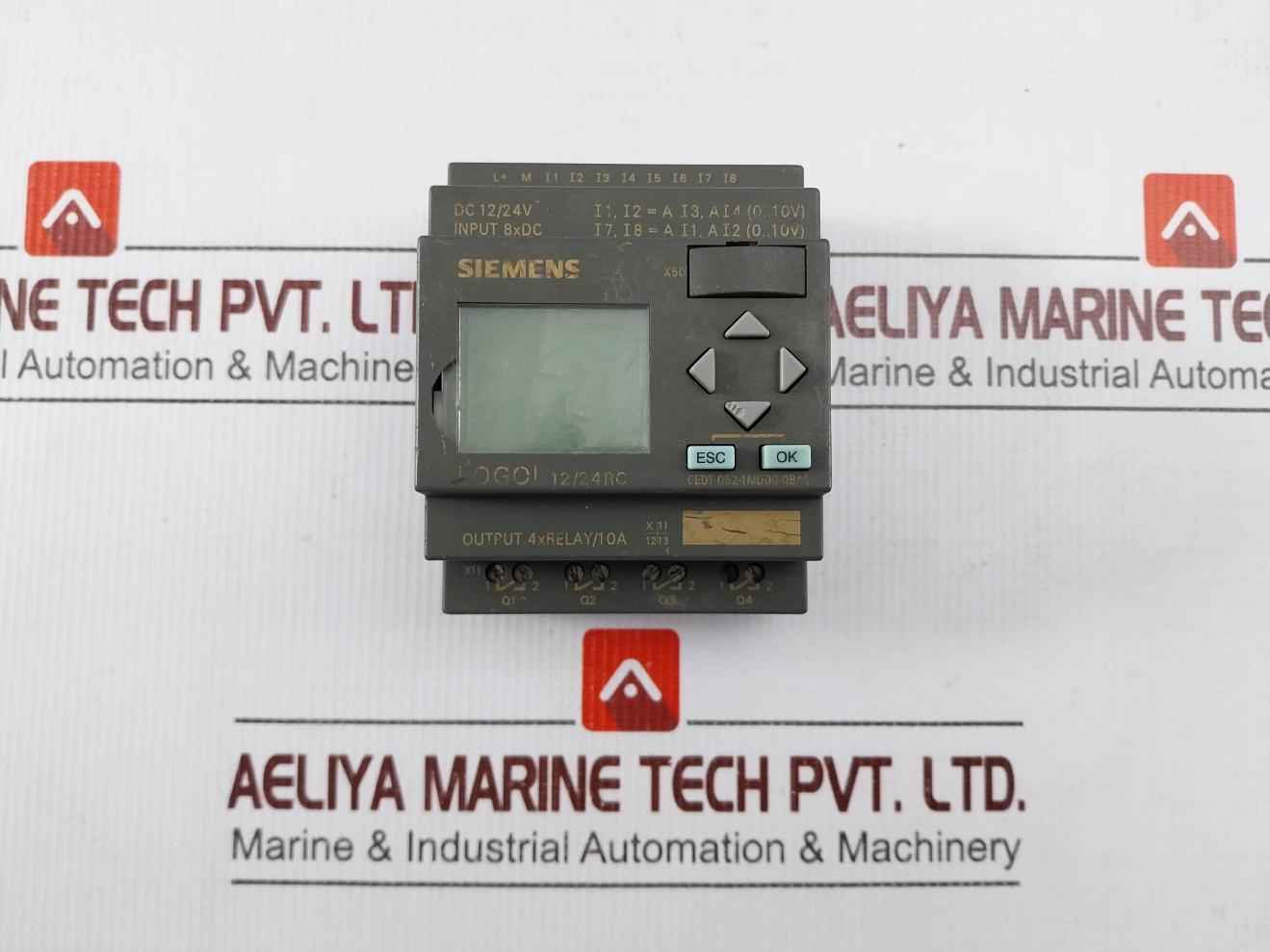 Siemens 6ed1 052-1md00-0ba6 Logo! Logic Module 12/24rc Dc 12/24v