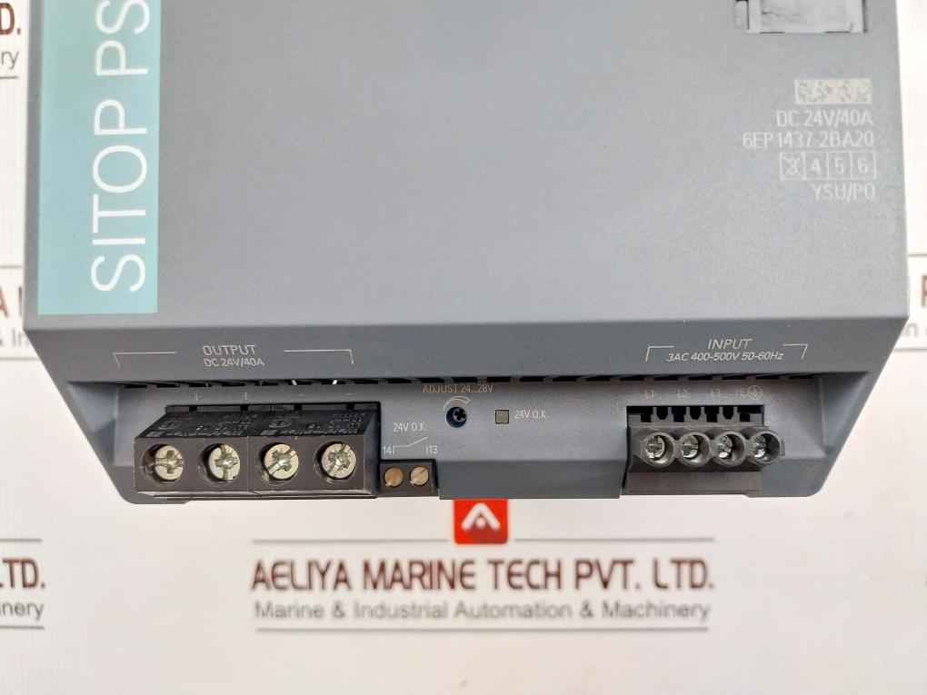 Siemens 6ep1437-2ba20 Plc Power Supply Sitop Psu300s 2.0-1.7a|50/60hz