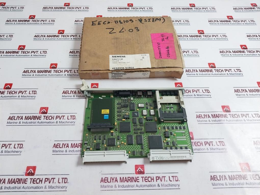 Siemens Simatic 6es5928-3ub21 Cpu928b Central Processing Unit Card