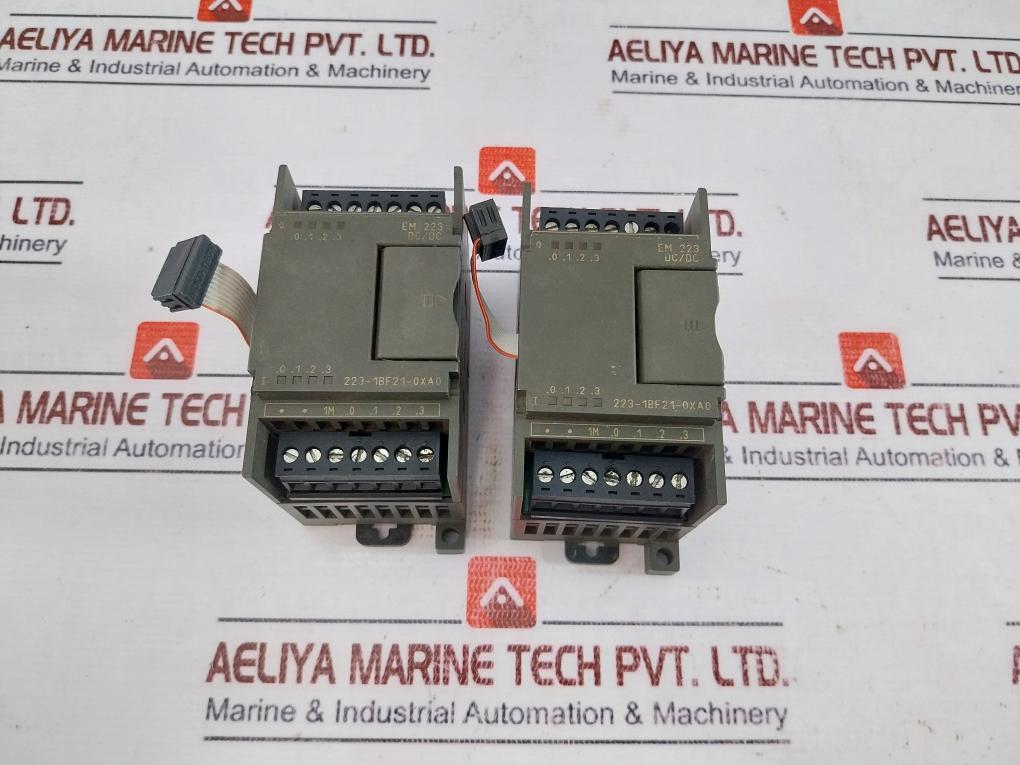 Siemens 6es7 223-1bf21-0xa0 Digital I/o Module Em 223 Dc/dc 4di 4do 24vdc