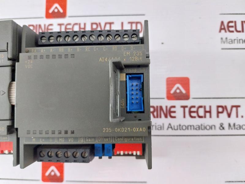 Siemens 6Es7 235-0Kd21-0Xa0 Analog I/O Module W/ Cpu 224 6Es7 214-1Ad21-0Xb Set