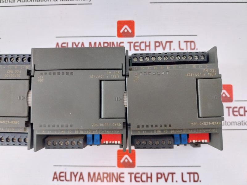 Siemens 6Es7 235-0Kd21-0Xa0 Analog I/O Module W/ Cpu 224 6Es7 214-1Ad21-0Xb Set