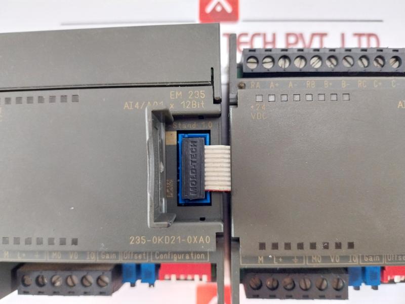 Siemens 6Es7 235-0Kd21-0Xa0 Analog I/O Module W/ Cpu 224 6Es7 214-1Ad21-0Xb Set