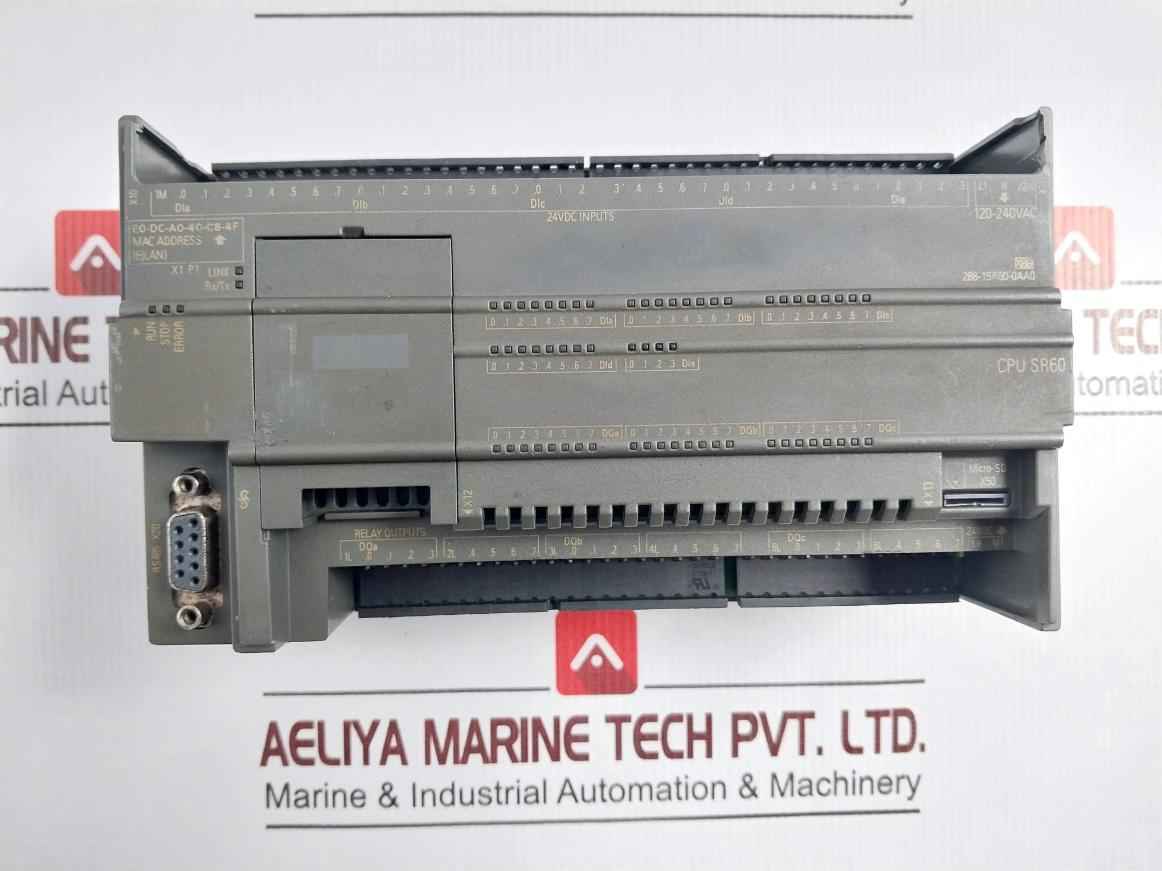 Siemens 6es7 288-1sr60-0aa0 Simatic S7-200 Power Supply Smart Cpu Sr60 Module