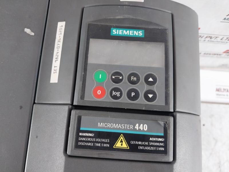 Siemens 6Se440-2Ud35-5Fa1 Micromaster 440 Ac Drive 6Se64000Bp000Aa0 Ip20