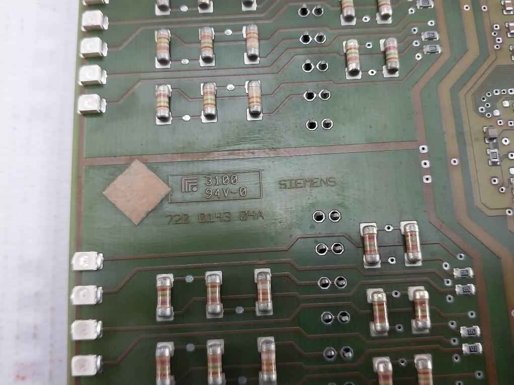 Siemens 720 0143 04a Plc Module 94v-0 720014201 285