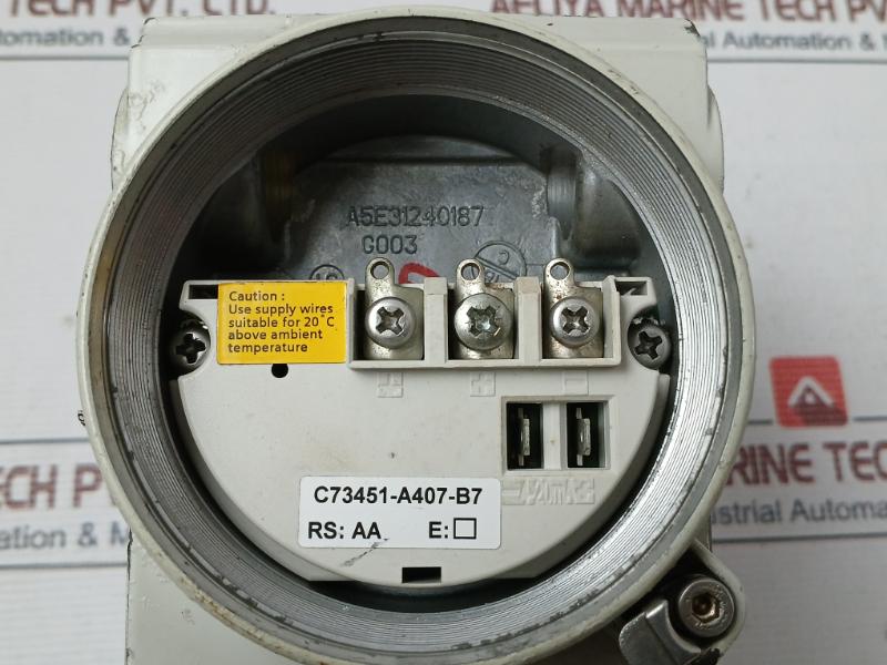 Siemens 7Mf4033-1Dy10-2Pc6 Transmitter For Pressure Dc 10.5-45V 4-20 Ma Hart 