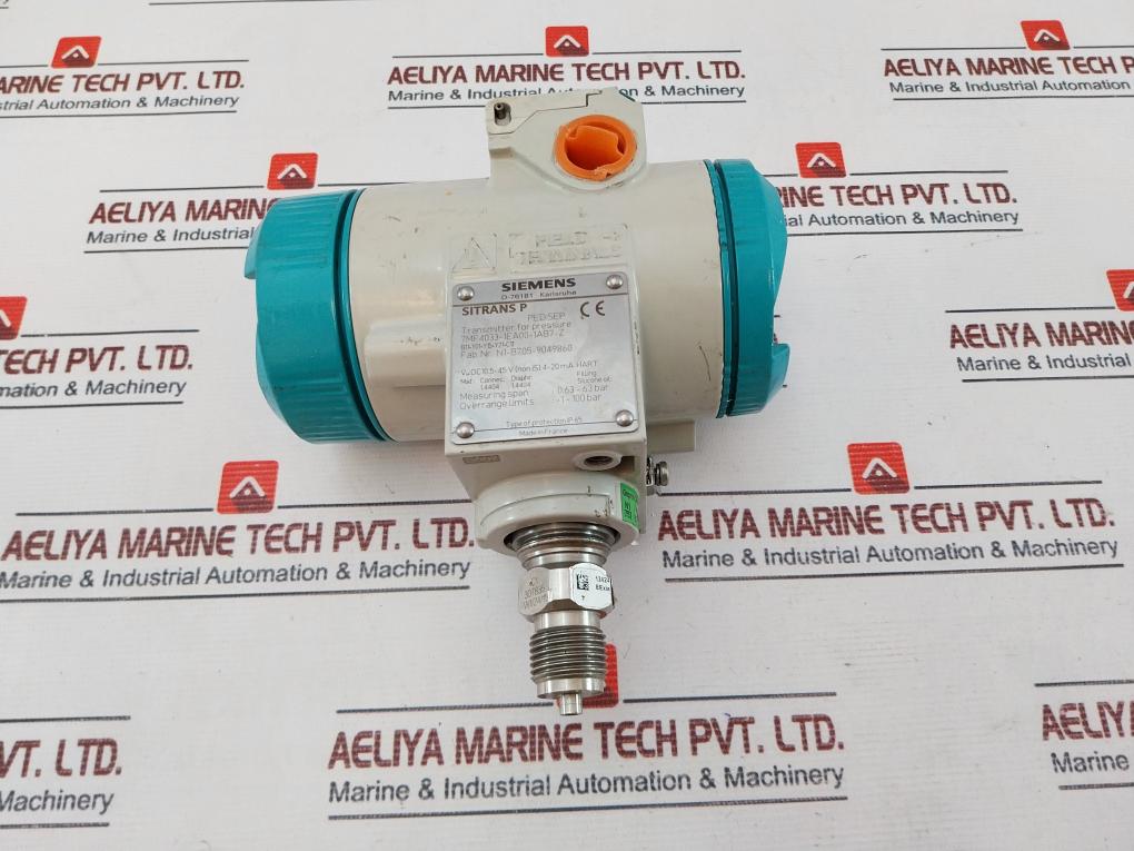 Siemens SITRANS P 7MF4033-1EA00-1AB7-Z Pressure Transmitter IP65