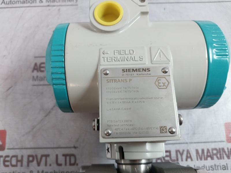 Siemens 7Mf4433-1Ea02-2Bb7-z Transmitter For Differential Pressure Ip65 30V