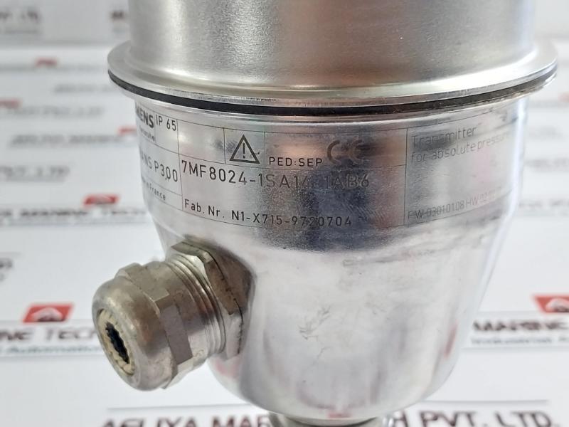 Siemens 7Mf8024-1Sa14-1Ab6 Gauge & Absolute Pressure Transmitter