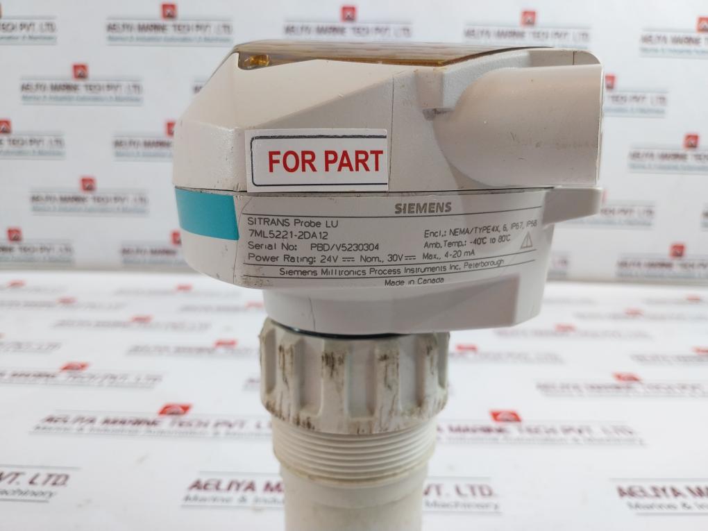 Siemens 7Ml5221-2Da12 Hart Sitrans Probe Lu Level Transmitter 24V