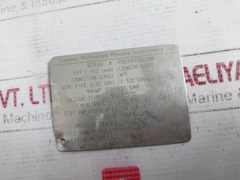 Siemens 7ML56310DB000AA0 Ultrasonic Point Level Measurement Module 12-250V IP65