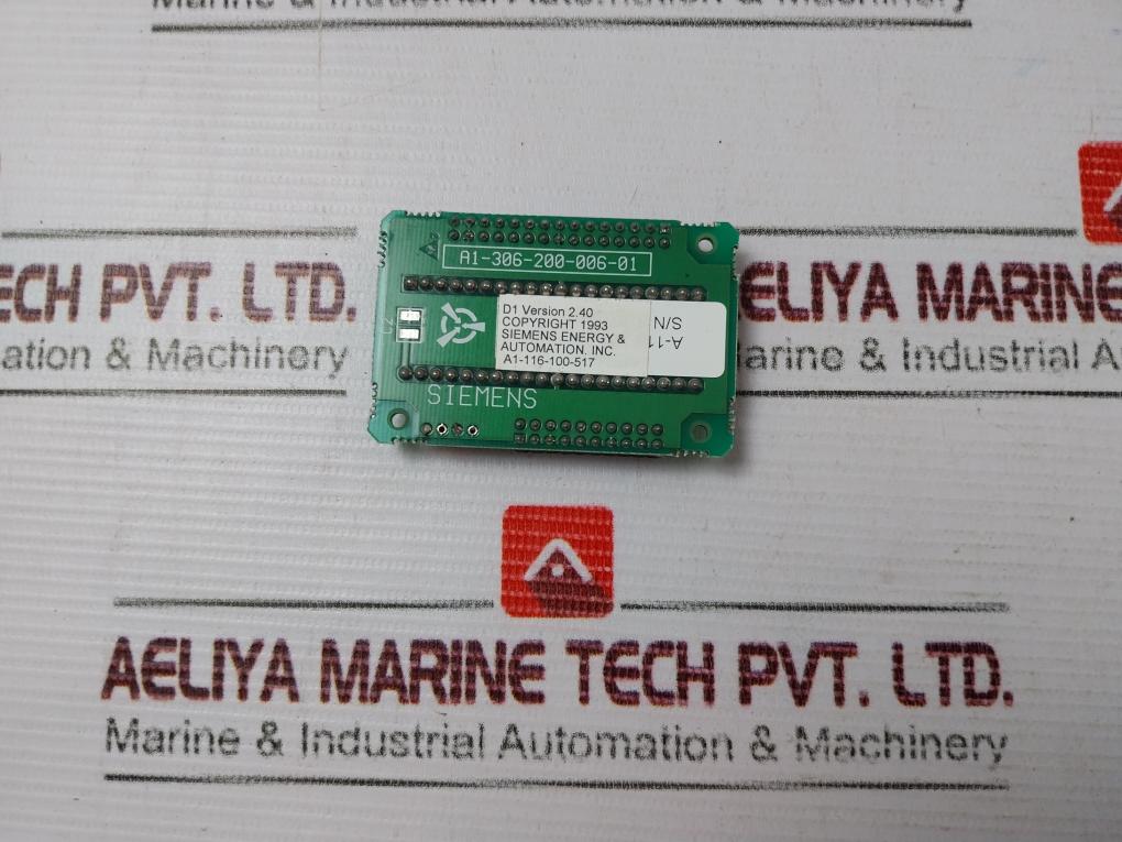Siemens A1-116-100-517 Memory Option Circuit Board