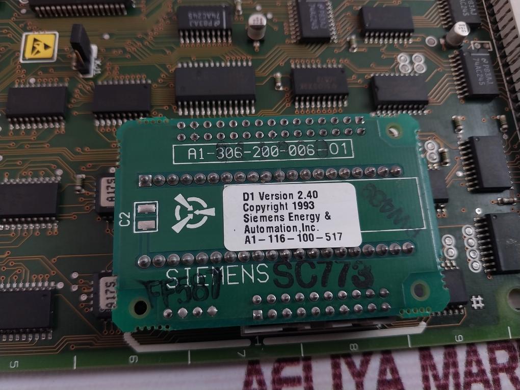 Siemens A1-116-180-501 Microprocessor Board