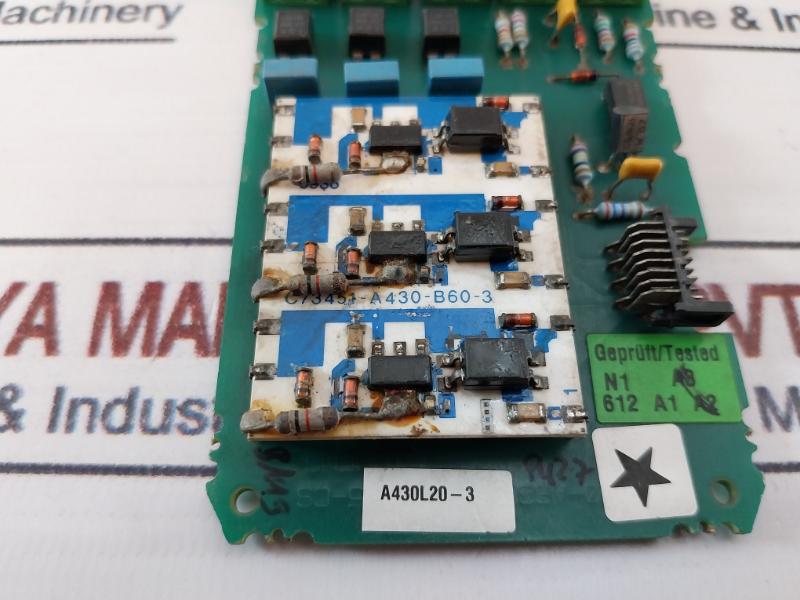 Siemens A430L20-3 Alarm Module C79040-a6310-c900-05-ss