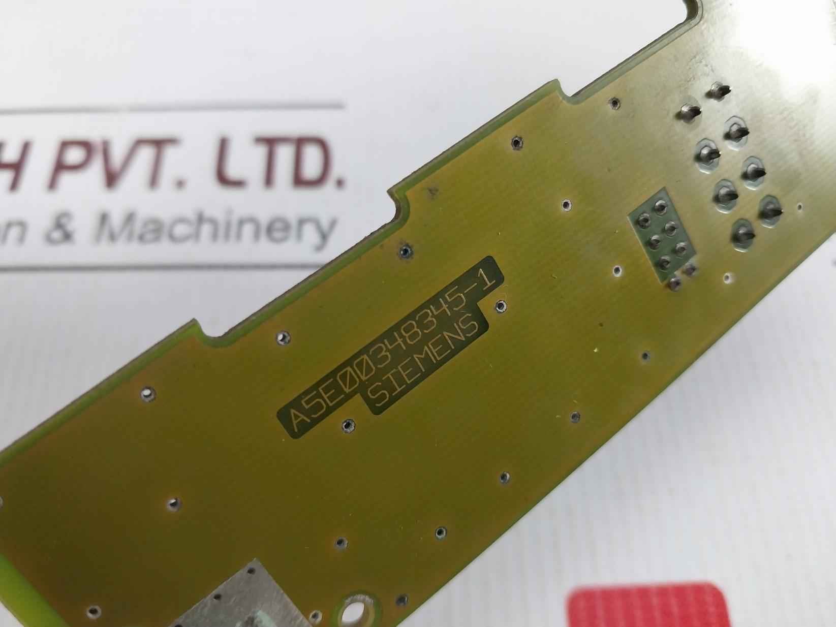 Siemens A5e00348345-1 Printed Circuit Board 94v-0 00270112 02 04