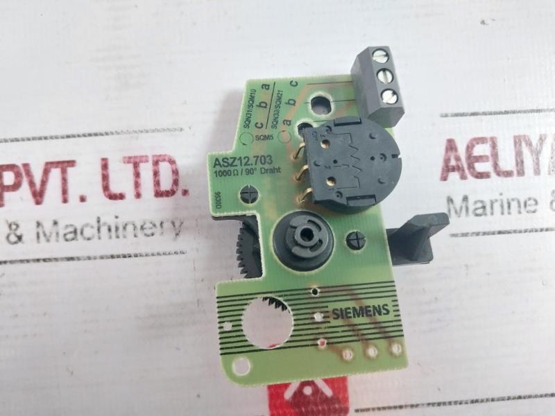 Siemens Asz12.703 Single Potentiometer 1000Ω/90°Draht/Wire Sqn31/Sqm10