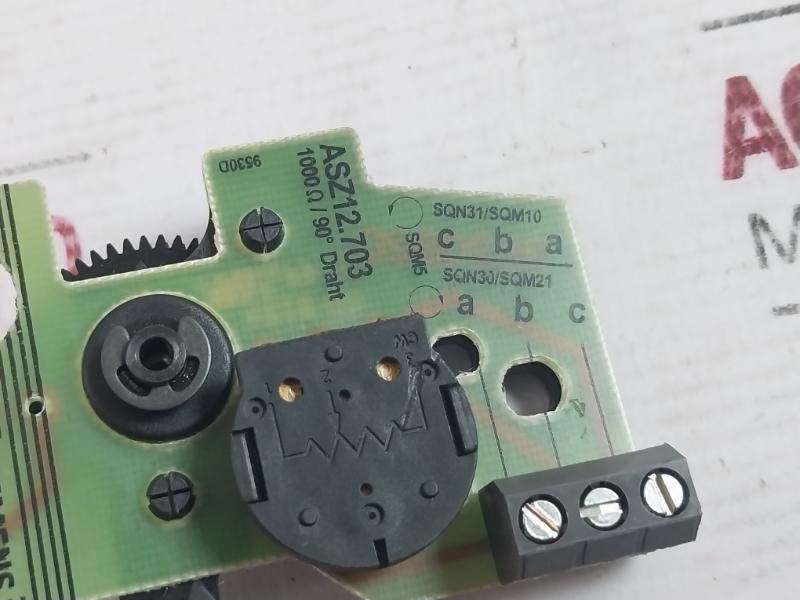 Siemens Asz12.703 Single Potentiometer 1000Ω/90°Draht/Wire Sqn31/Sqm10