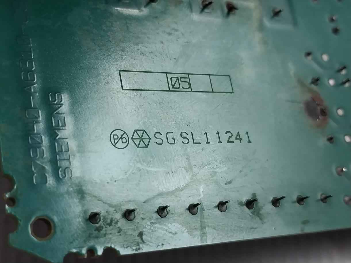 Siemens C79040-a6310-c900-05-ss Alarm Module Sg Sl11241