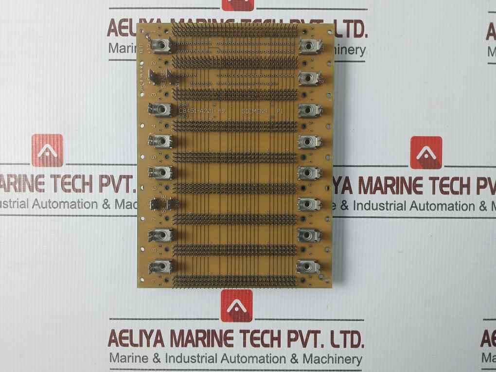 Siemens C8451-a201-a9 Plc Card Slot Back Plane Ppc-b 94 V-0