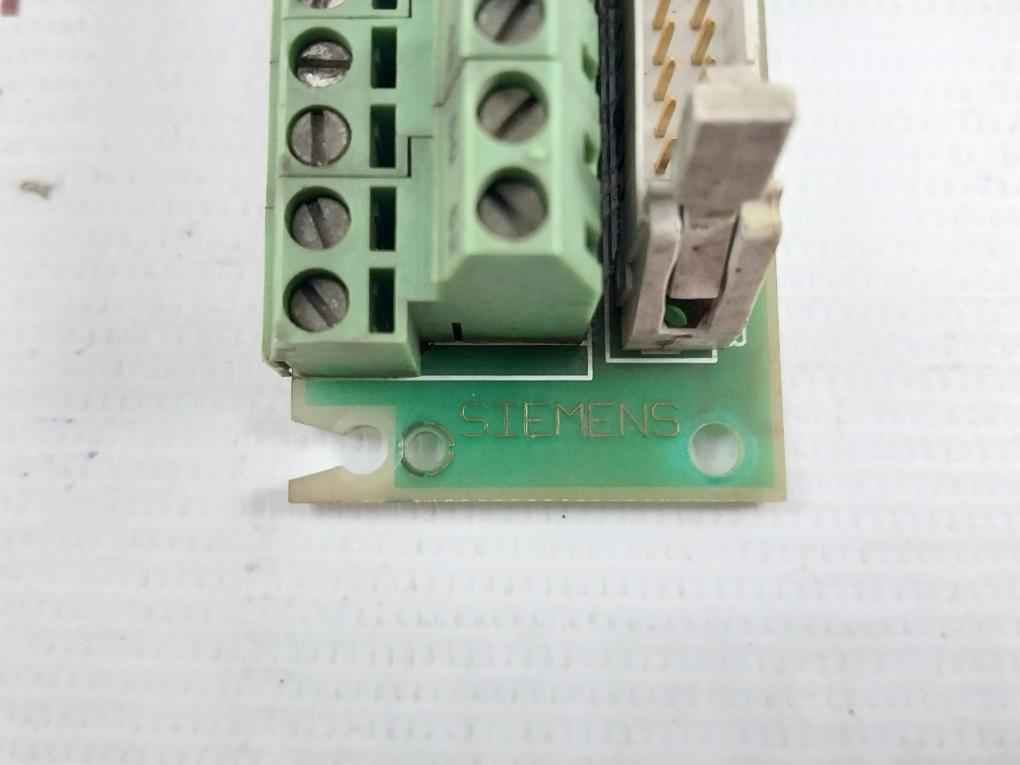 Siemens C98043-a1616-l1-04 Terminal Board