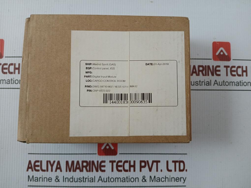Siemens Digital Input Module 8 Inputs 24V 6Es5 421-8Ma12