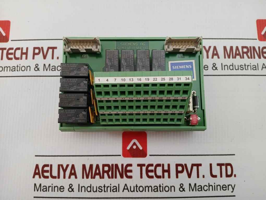 Relay Interface And Terminal Breakout Module G24910-a109-a1 Siemens