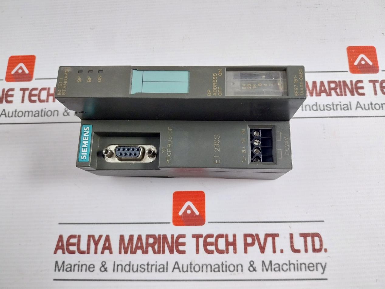Siemens Interface Module Part No: 6Es7 151-1Aa04-0Ab0, 24Vdc