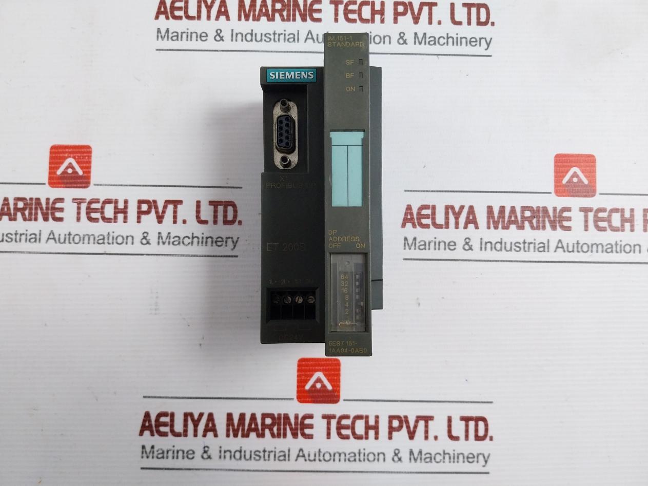 Siemens Interface Module Part No: 6Es7 151-1Aa04-0Ab0, 24Vdc