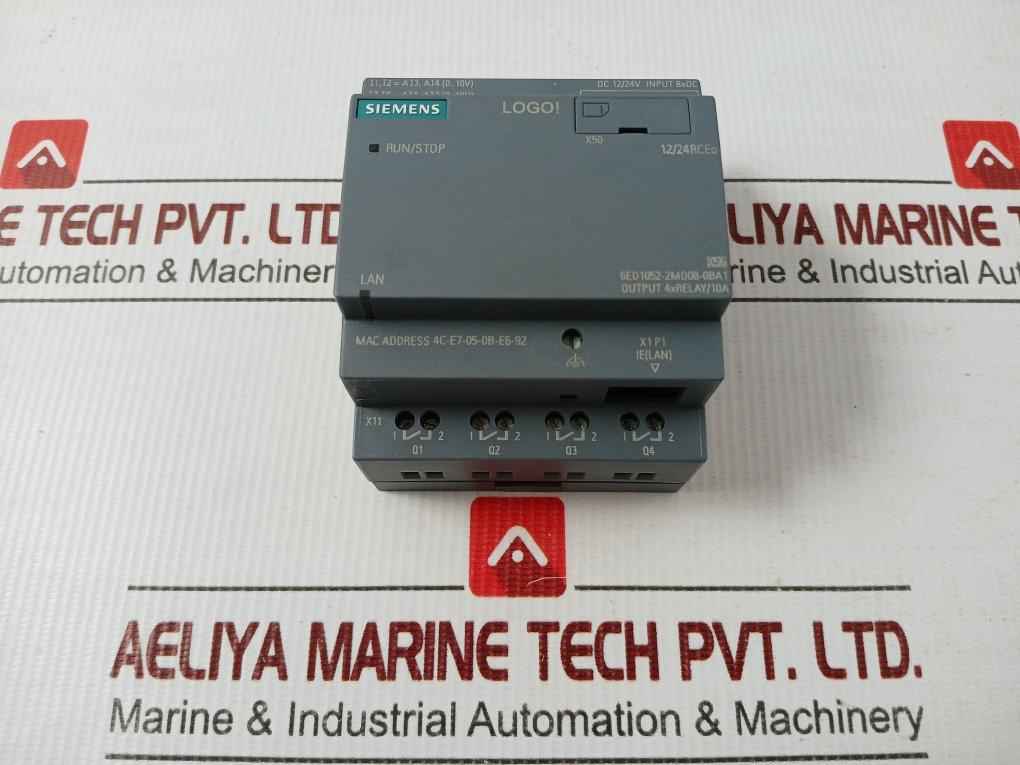 Siemens Logic Module 6Ed1052-2Md08-0Ba1 12/24V Dc, 165Ma