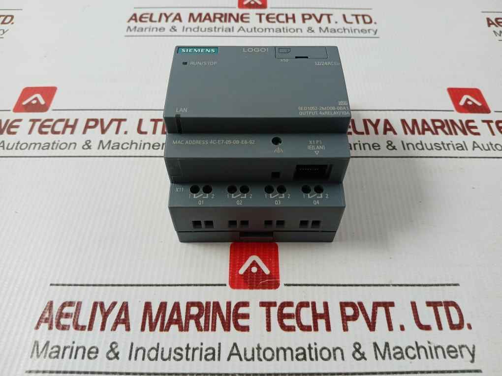 Siemens Logic Module 6Ed1052-2Md08-0Ba1 12/24V Dc, 165Ma