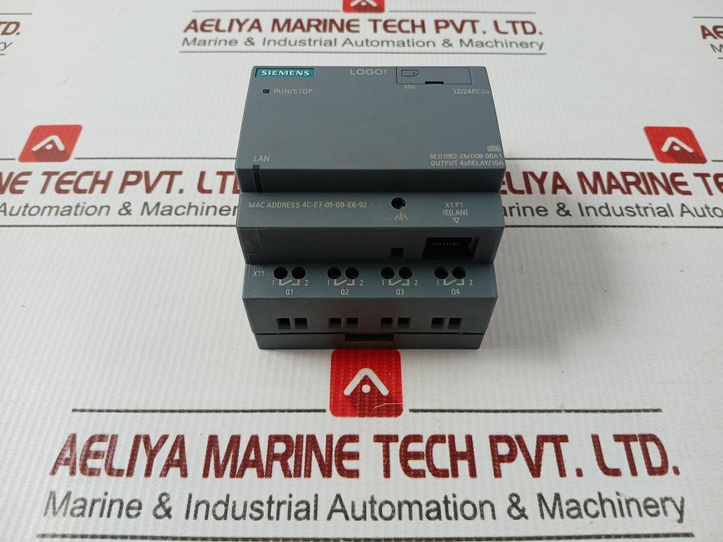 Siemens Logic Module 6Ed1052-2Md08-0Ba1 12/24V Dc, 165Ma